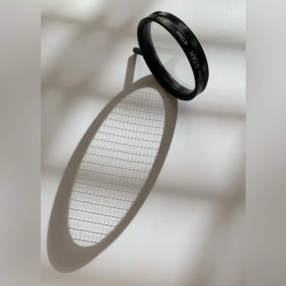 Tiffen Star Filter for photography 6 point, 2mm glass thickness, 49mm